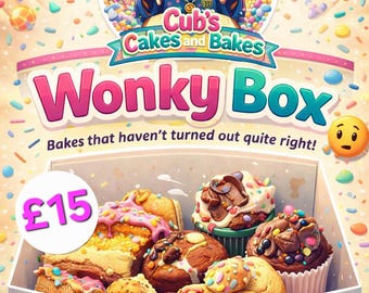 Wonky Bakes Mystery Box – Cub's Cakes and Bakes Treat