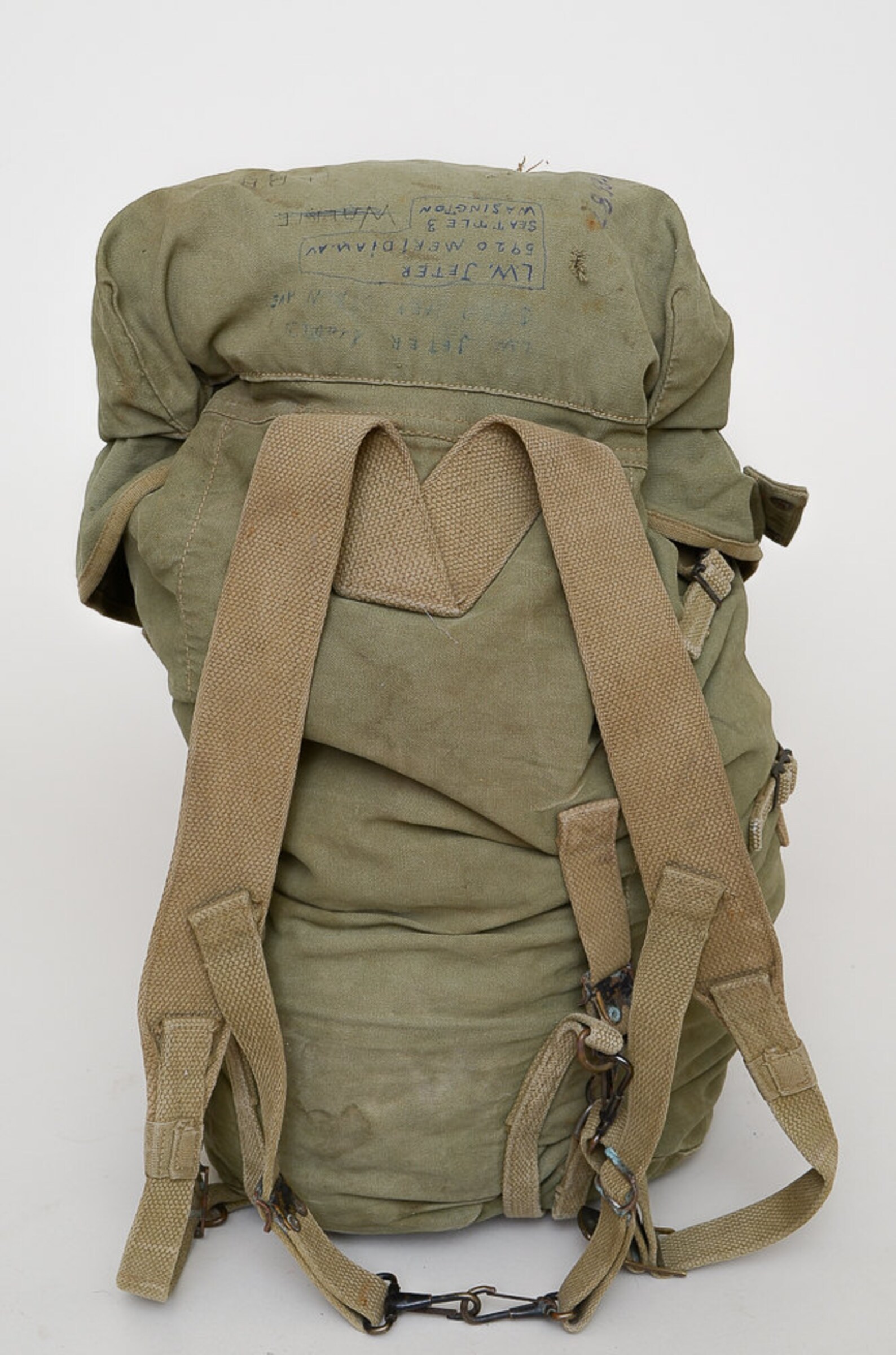 WWII 1942 Jungle Pack USMC Carter Bros Rucksack Haversack Etsy