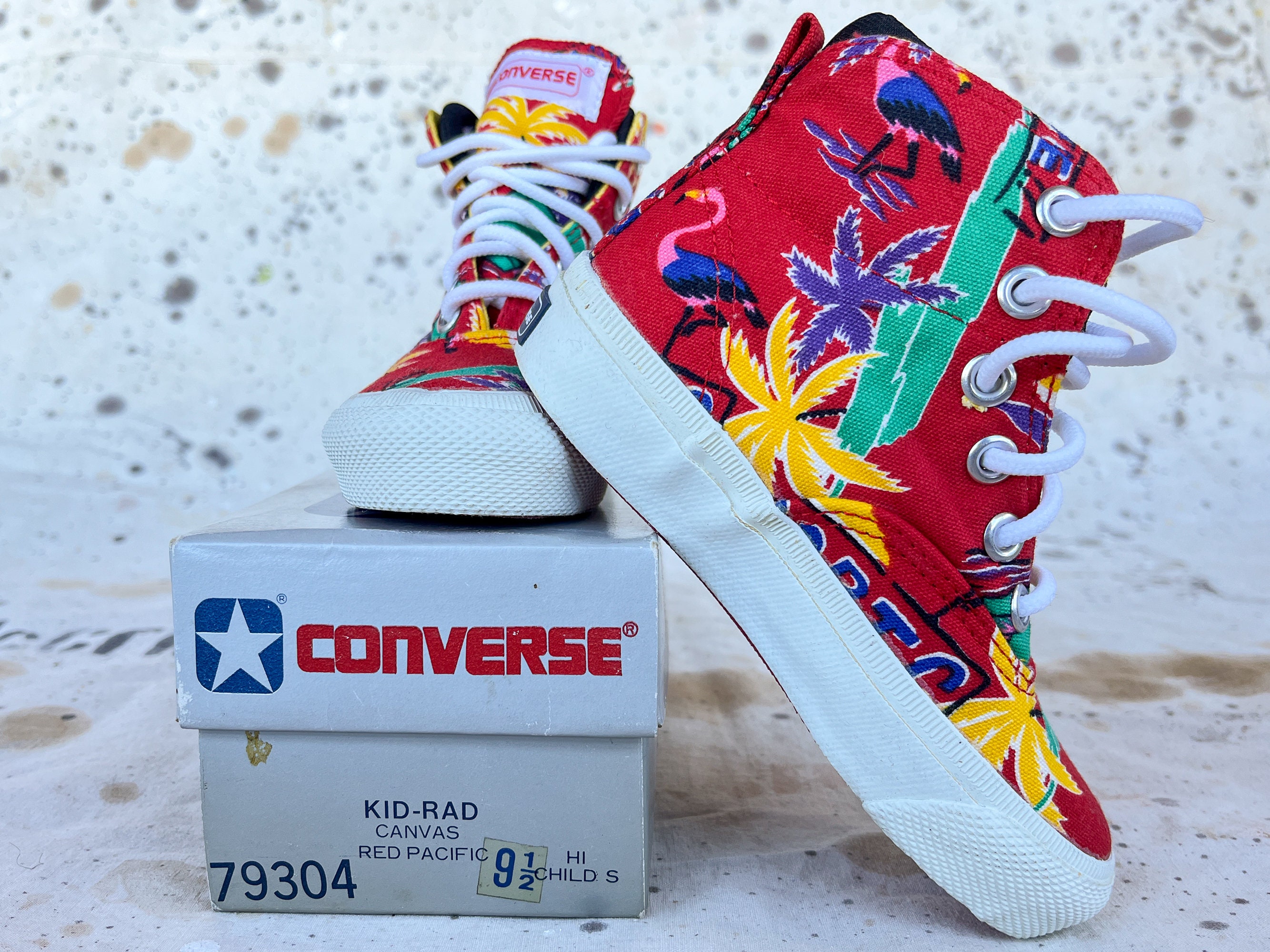 Vintage Converse USA Deadstock Kid-rad Chuck Taylor High Top