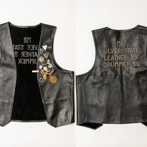 Used Leather Vest Men - Etsy