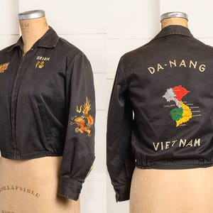 VIETNAM SOUVENIR JACKET 1960'S VINTAGE Vintage 1960's Vietnam Souvenir Cotton Jacket – Afterlife