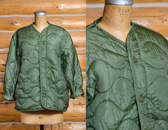 Vintage Military Liner Jacket Cold Weather Bomber
