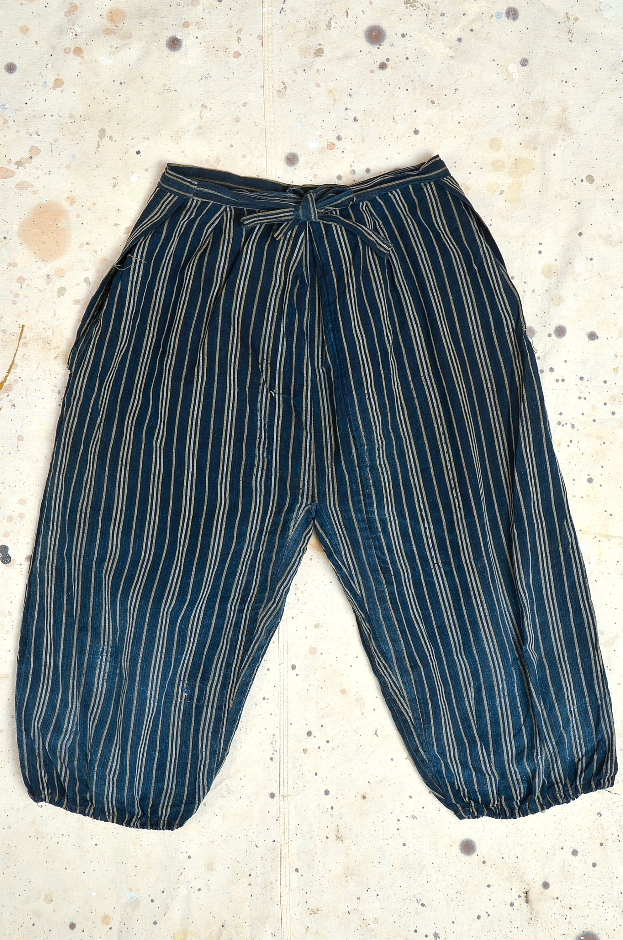 1920s Japanese Indigo Monpe Wrap Around Work Pants - Etsy