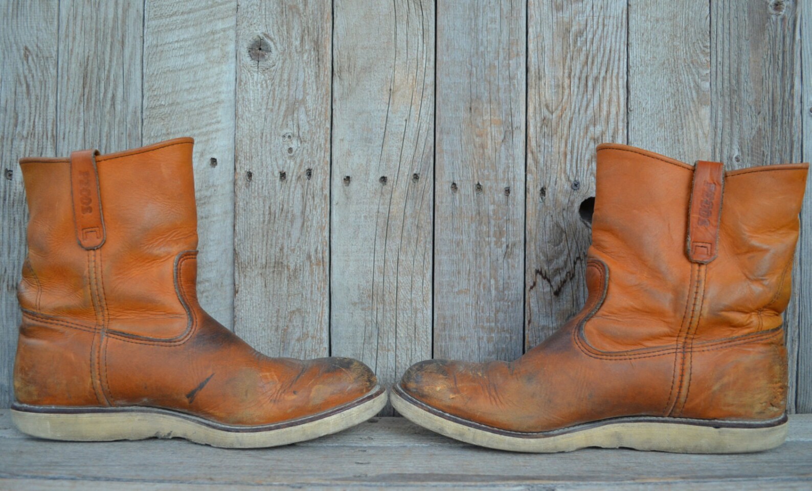red wing pull on boots pecos