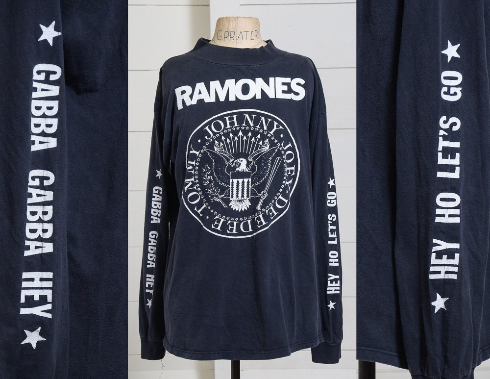 90s Ramones Rare Long Sleeve T Shirt 