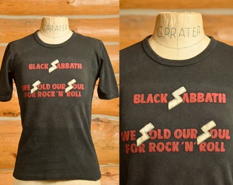 1976 Black Sabbath We Sold Our Soul For Rock 'N' Roll T Shirt