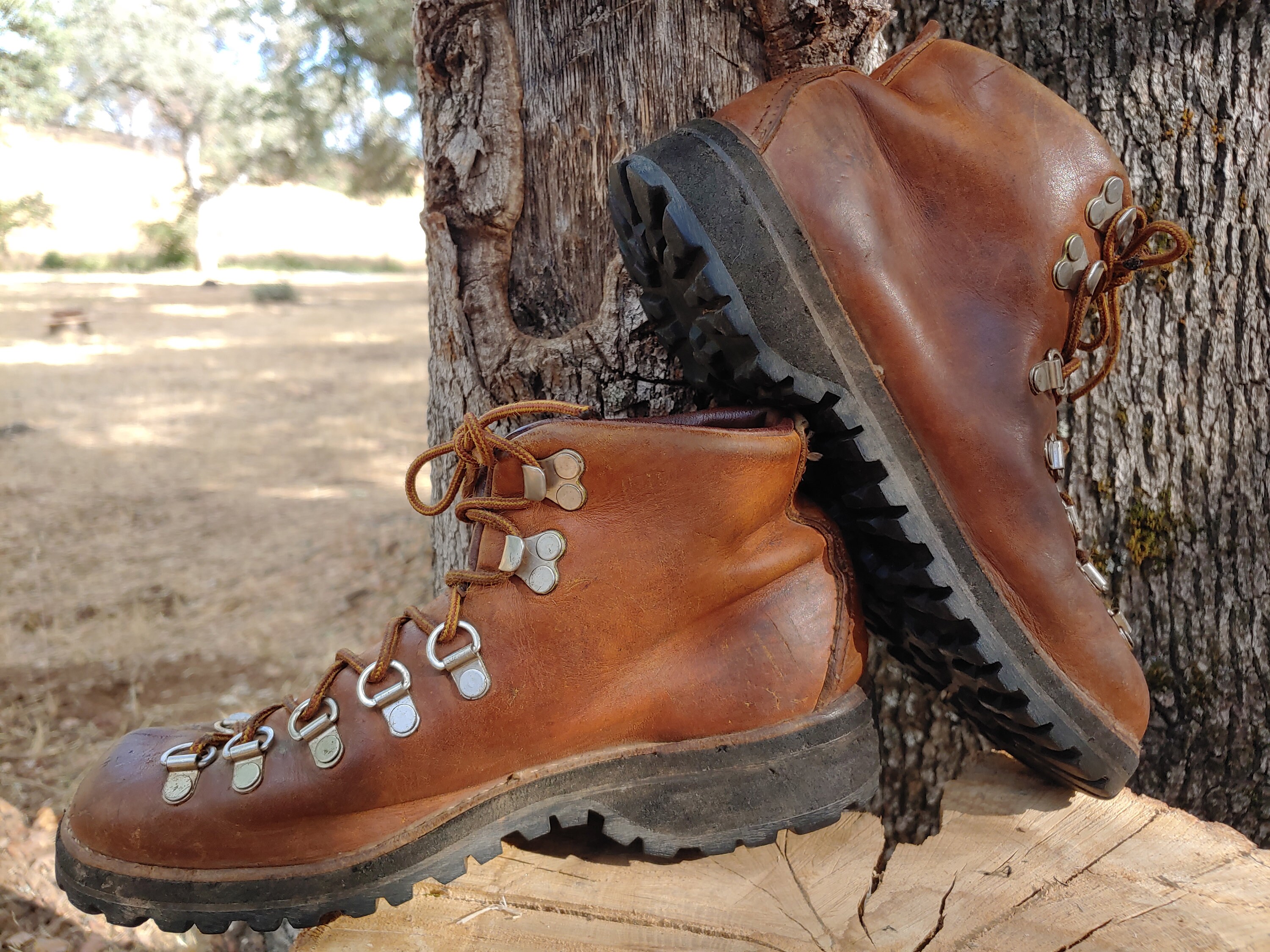 Vintage Danner Mountaineer Leather Lace Up Ankle Hiking Boots | Etsy