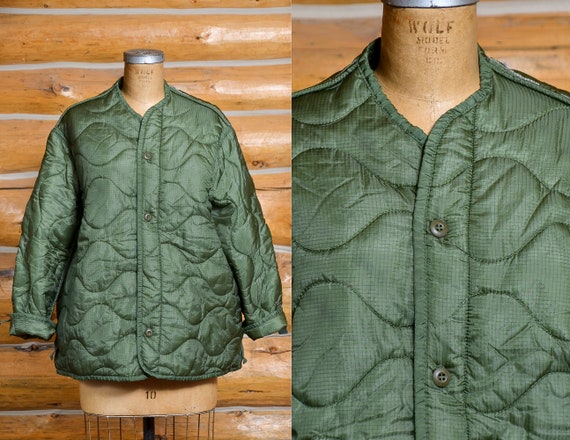 Vintage Military Liner Jacket Cold Weather Bomber