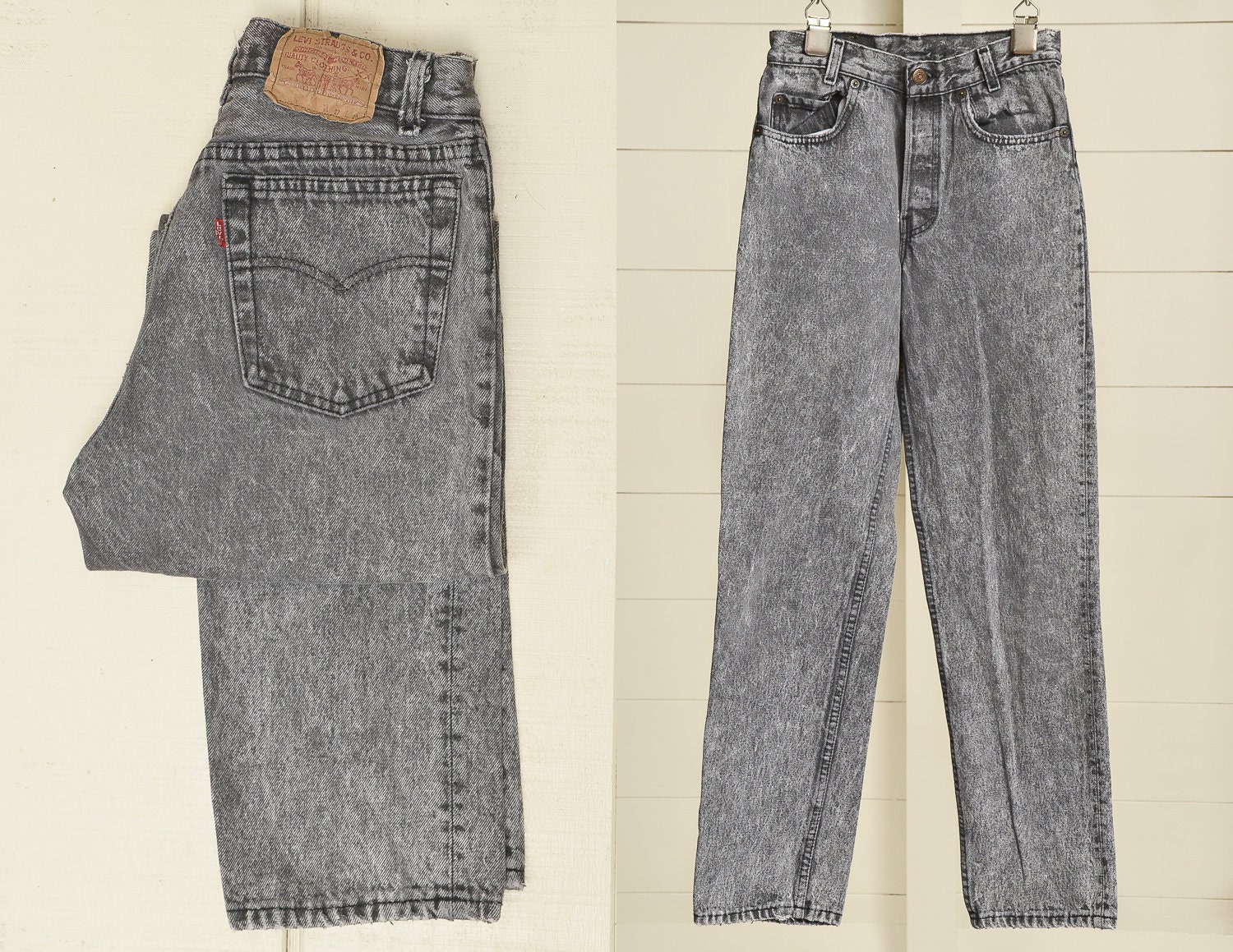 80s Levi’s Stripe Black Denim 701 ストライプ Levi's(リーバイス) / 80s/701/MADE IN USA/ストライプ/先染め