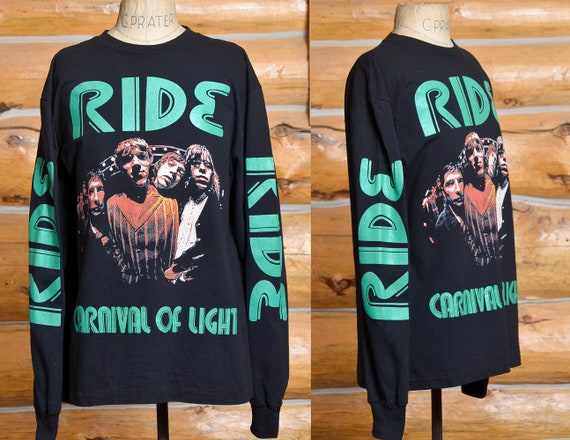 90s Ride Carnival of Light Long Sleeve Black Cotto