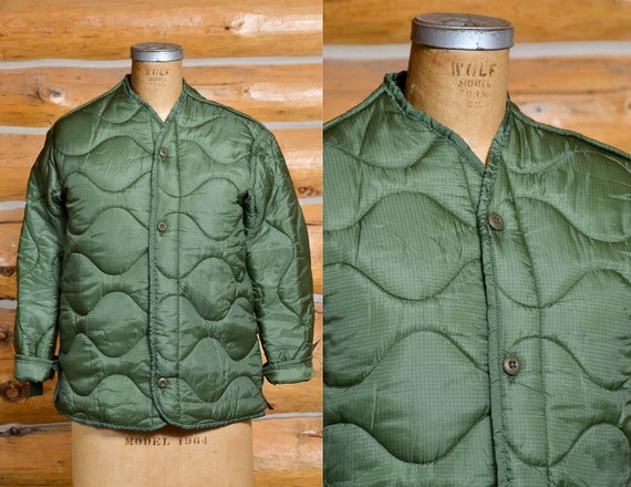 Vintage Military Liner Jacket Cold Weather Bomber