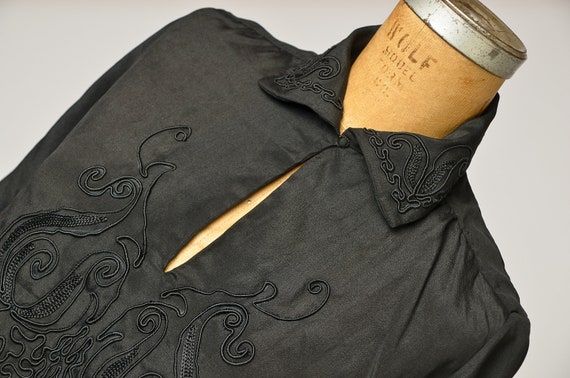 Art Deco Button Up Blouse