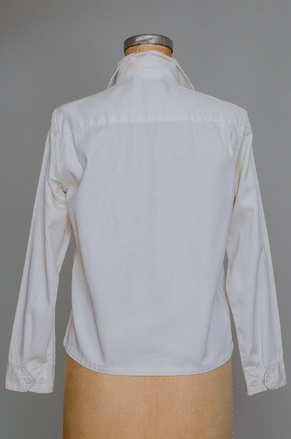 1950s Rockabilly Coat Jeanies by Blue Bell Zip Up Whi… Gem