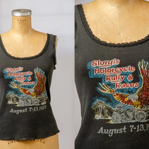 1980s Harley Eagle Sturgis Motorcycle Rally Biker Tank Top