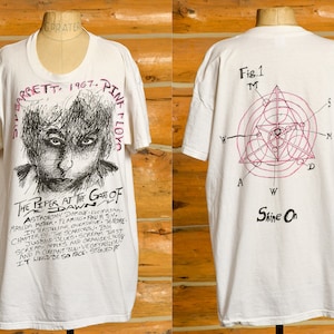 Koszulka Vintage Syd Barrett Piper at the Gates of Dawn Fan Drawn Psychodeliczny