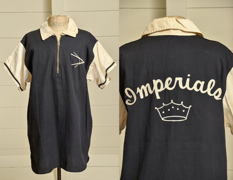 1960s First Lowrider Club Imperials Chicano History Chain Stitched MacGregor Quarter Zip Shirt image 1