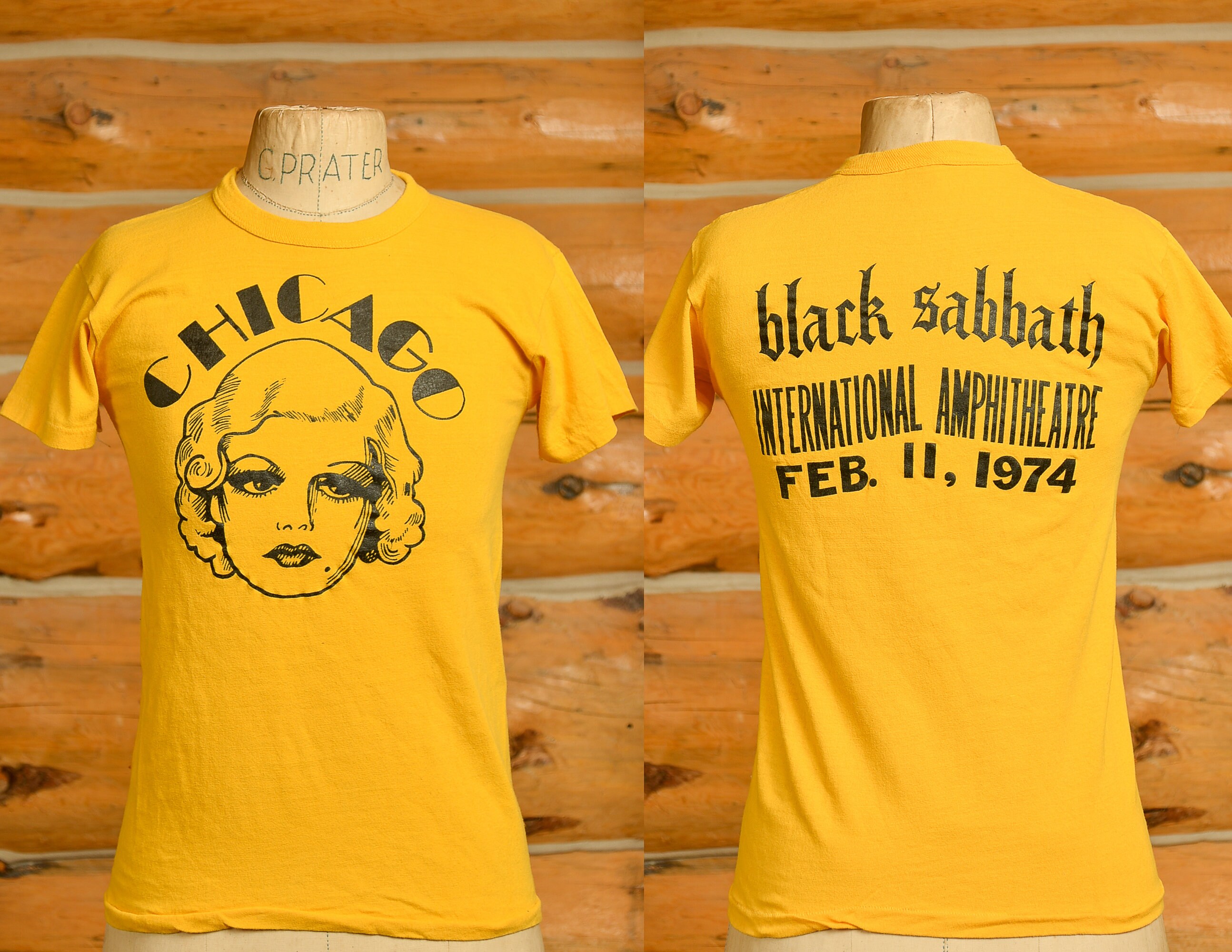 1974 Black Sabbath at Chicago International Amphitheater T