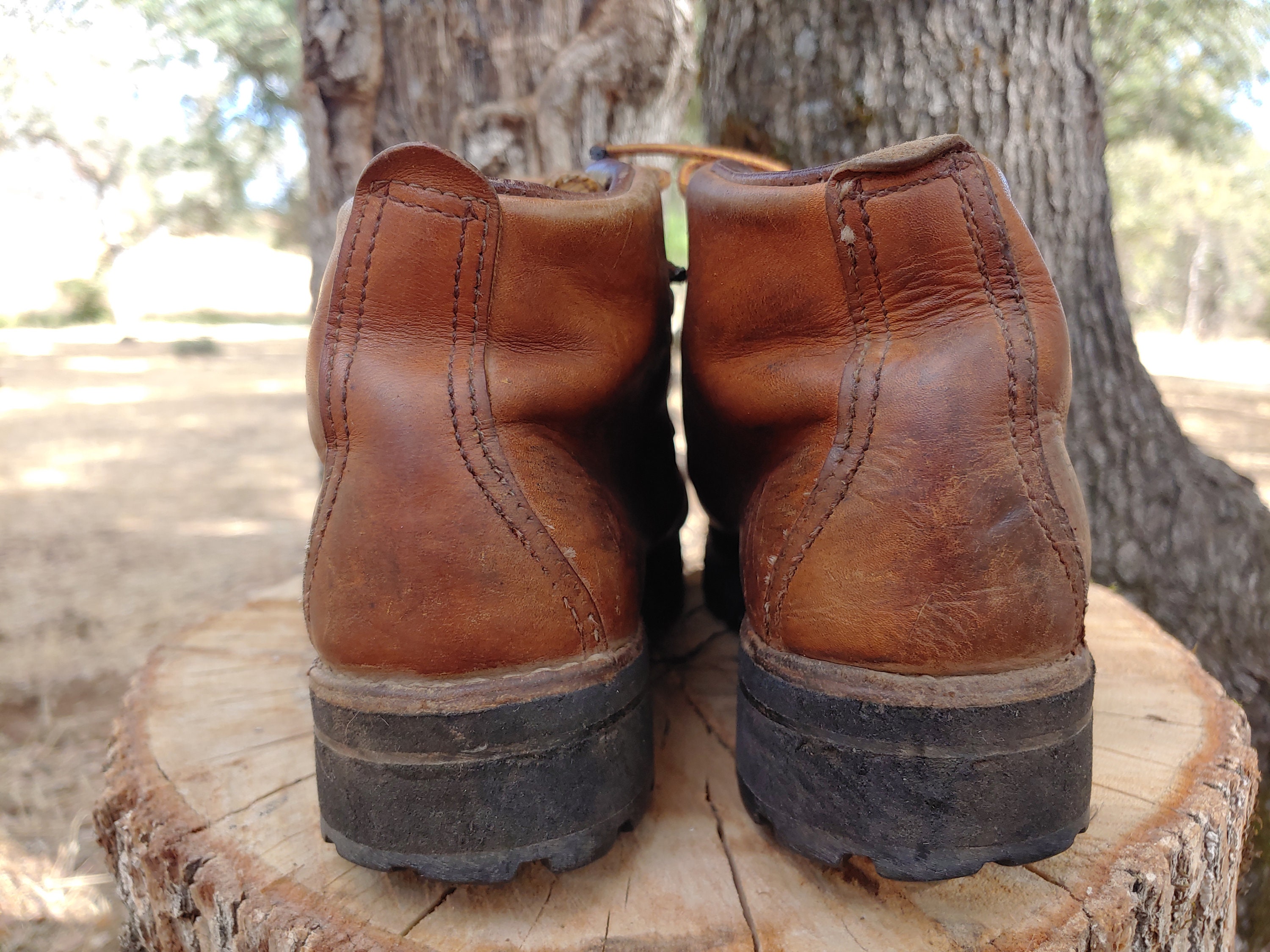 Vintage Danner Mountaineer Leather Lace Up Ankle Hiking Boots Etsy