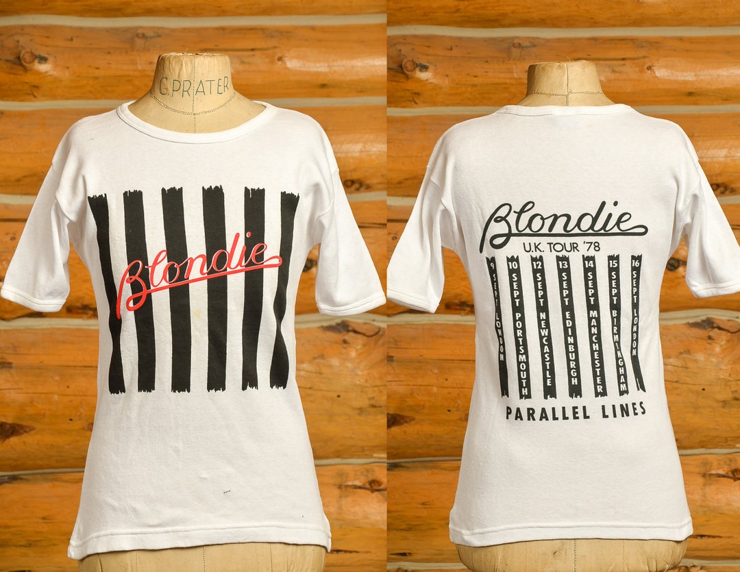 1978 Blondie Parallel Lines Tour Front and Back Print Punk T - Etsy