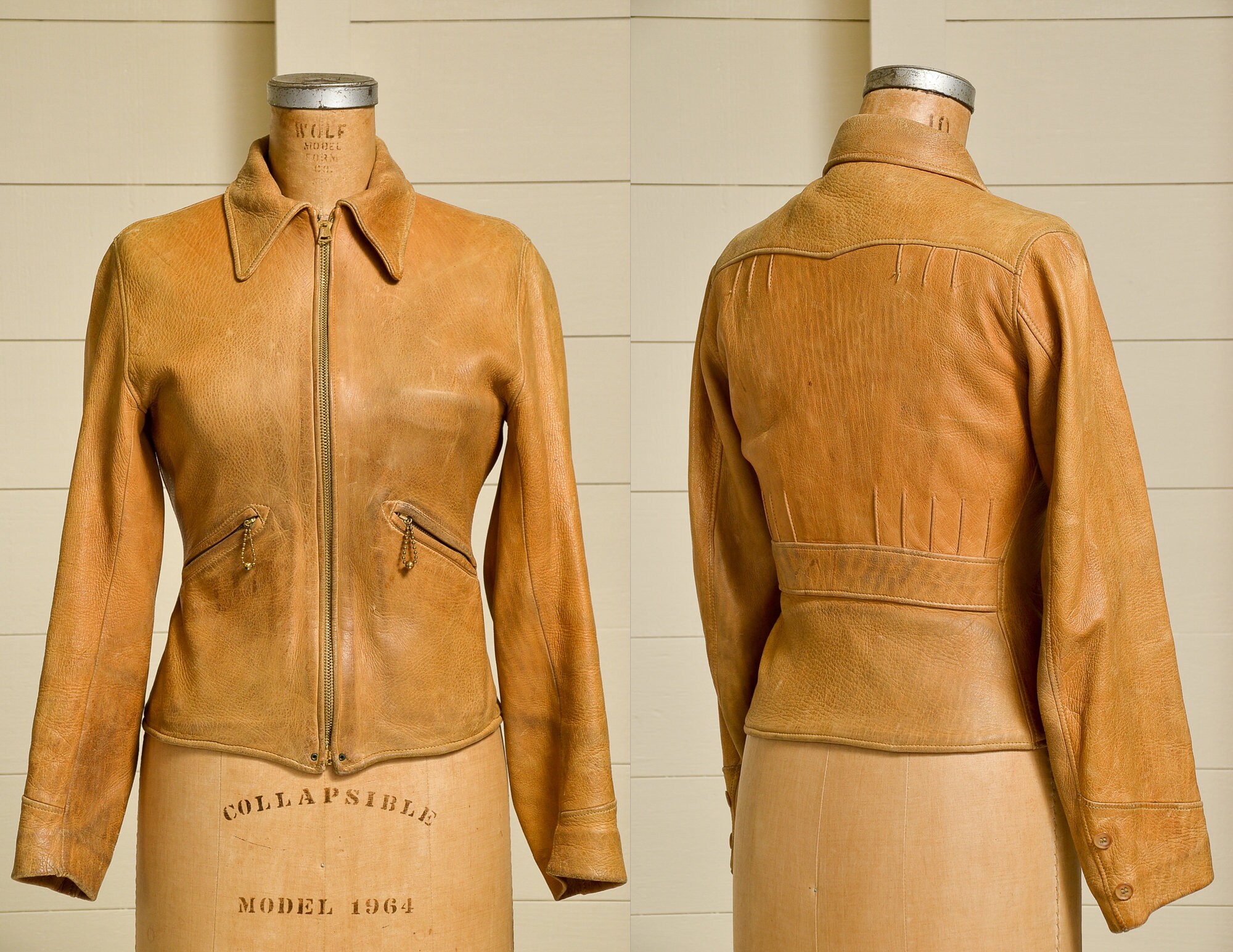 Levi's Vintage Clothing 1930s Leather Jacket