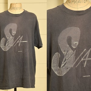 1985 SWA Rare Black Cotton SST Records Punk T Shirt