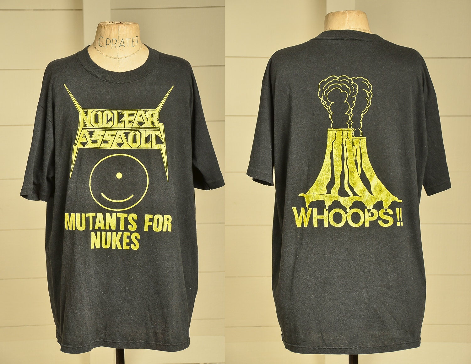 80 s assaut nucléaire Mutants pour les armes nucléaires Thrash Metal T Shirt 80 s assaut les nucléaire Mutants pour les assaut armes nucléaires Thrash Metal T Shirt c0943a