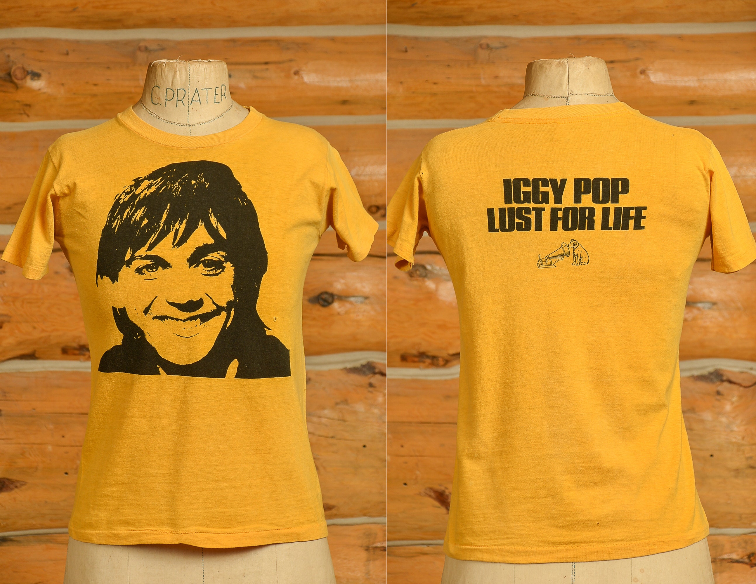 1970s Iggy Pop Lust for Life Front and Back Print T Shirt - Etsy 1970s Iggy Pop Lust for Life Front and Back Print T Shirt - Etsy