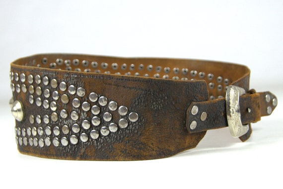 1940s Studded Motorcycle Kidney Belt Biker - image 4