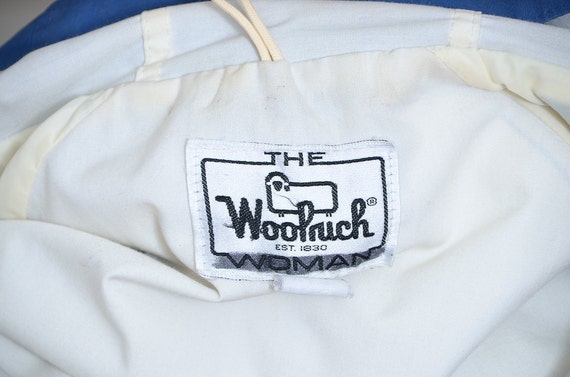 80s Woolrich Parka Blue Hooded Mountaineer Anorak… - image 5