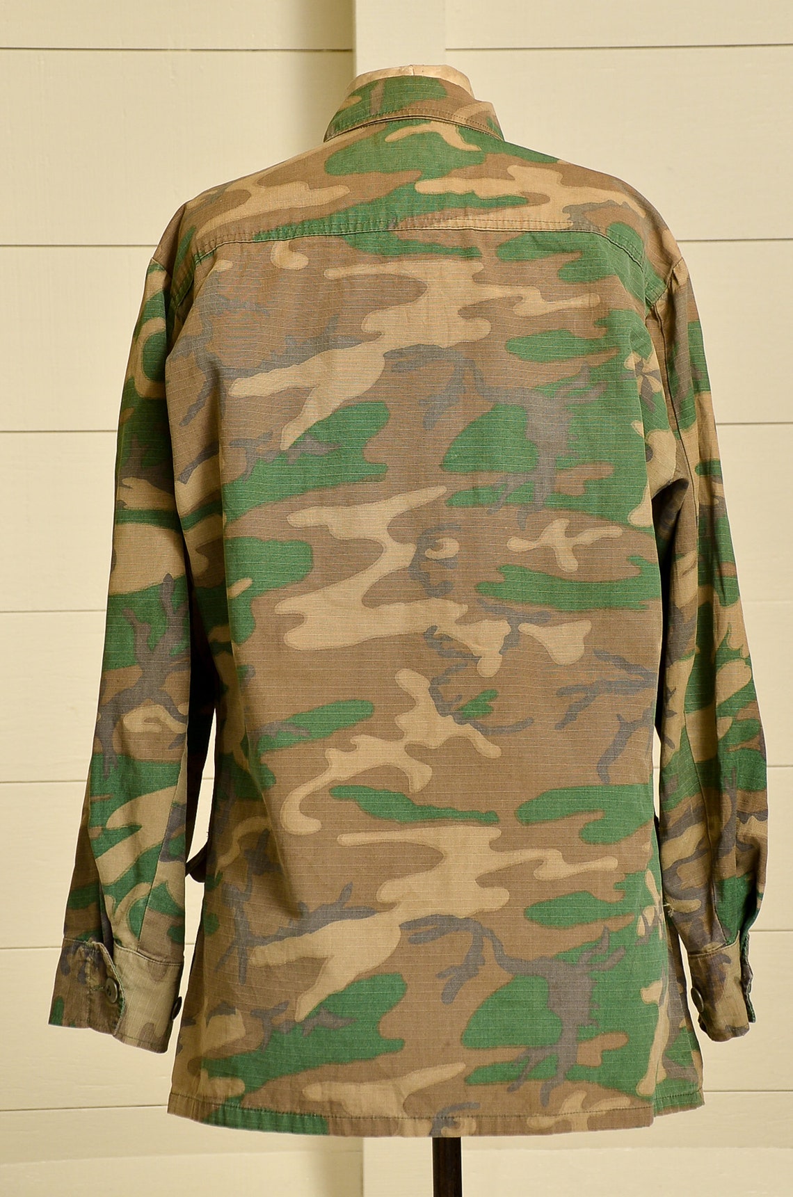 1960s Camouflage Jacket USMC Vietnam Era Slant Pocket Poplin | Etsy