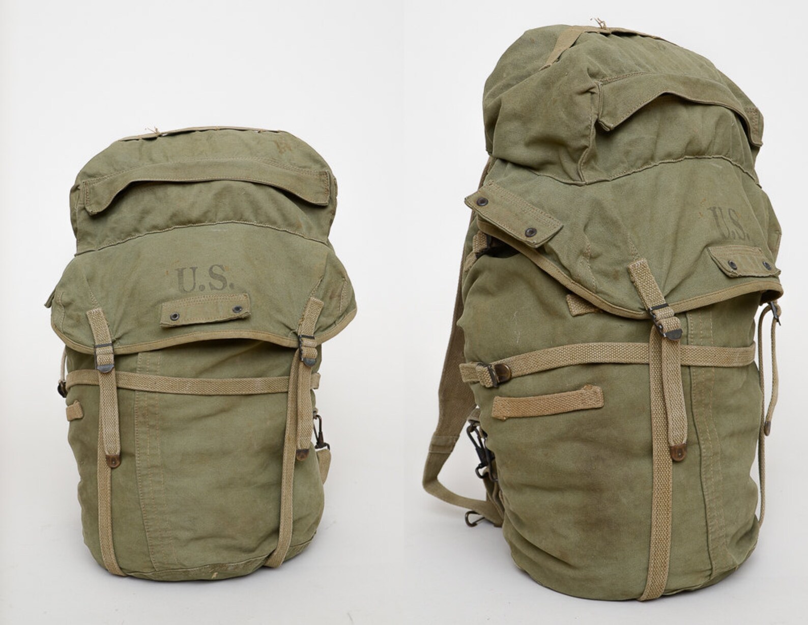 WWII 1942 Jungle Pack USMC Carter Bros Rucksack Haversack Etsy