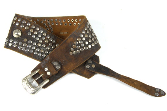 1940s Studded Motorcycle Kidney Belt Biker - image 5