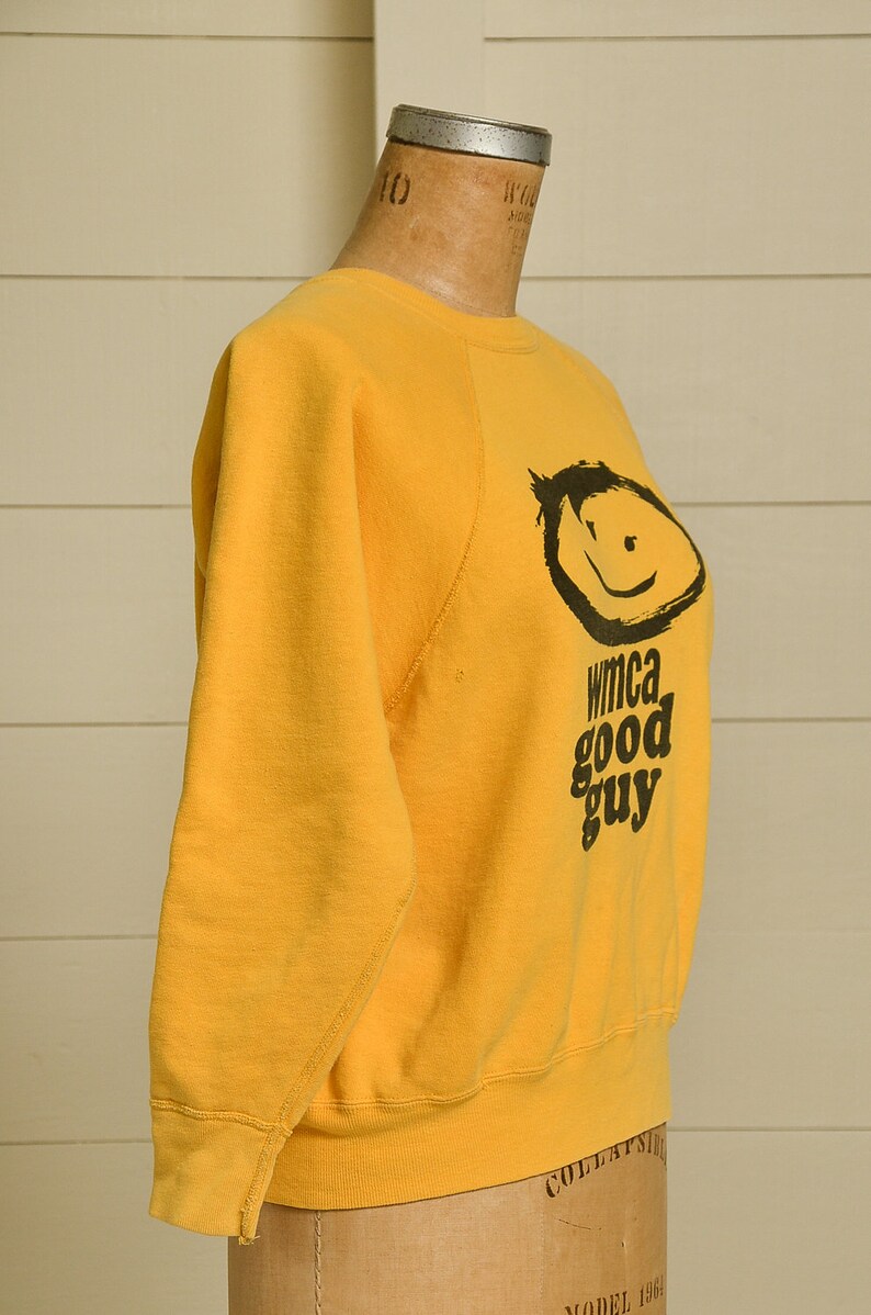 1960s WMCA Good Guy Sweatshirt Famous Mick Jagger Rolling Etsy