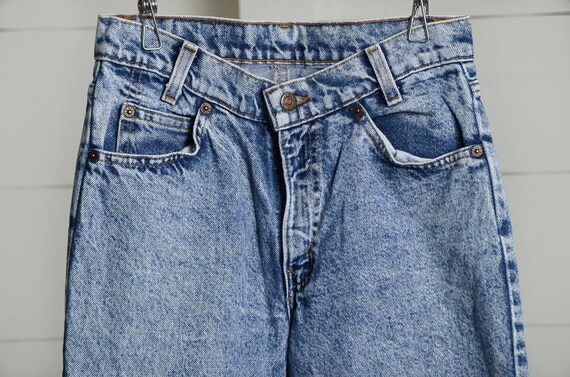 80s Levis Orange Tag Acid Wash Blue Denim High Waisted