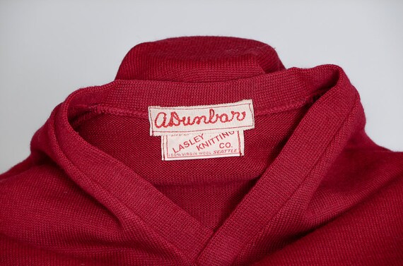 1940s Stadium Sweater Lasley Knitting Co. Seattle… - image 5