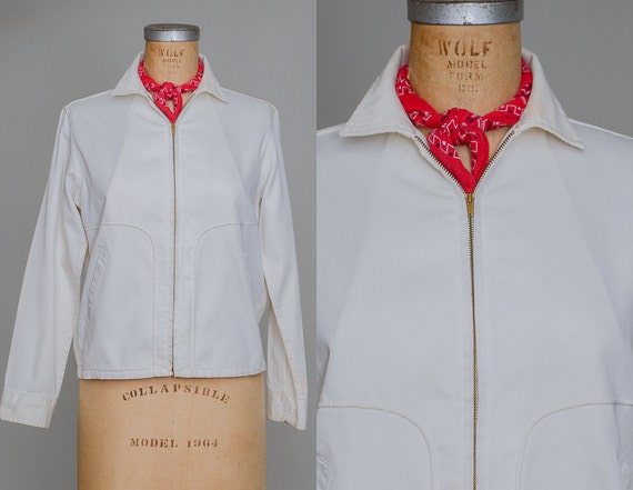 1950s Rockabilly Coat Jeanies by Blue Bell Zip Up