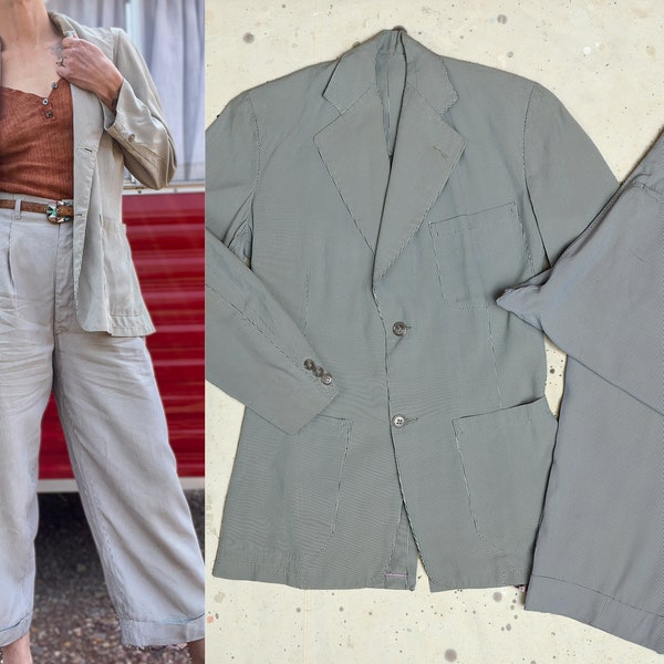 Inserch Seersucker Stripe Suit SU660155-00119 Lavender