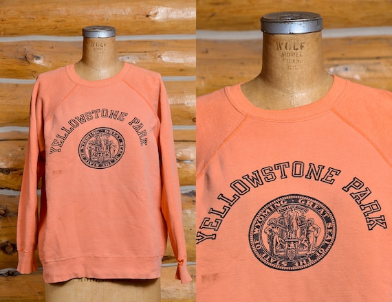 1960s Yellowstone National Park Orange with Black