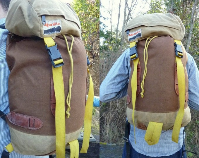 Vintage Alpenlite Ventura CA Daypack Backpack Etsy