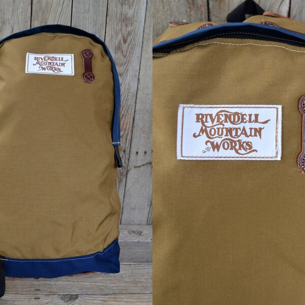 Rivendell Mountain Works Two Tone Cordura and Leather Mariposa Daypack Backpack