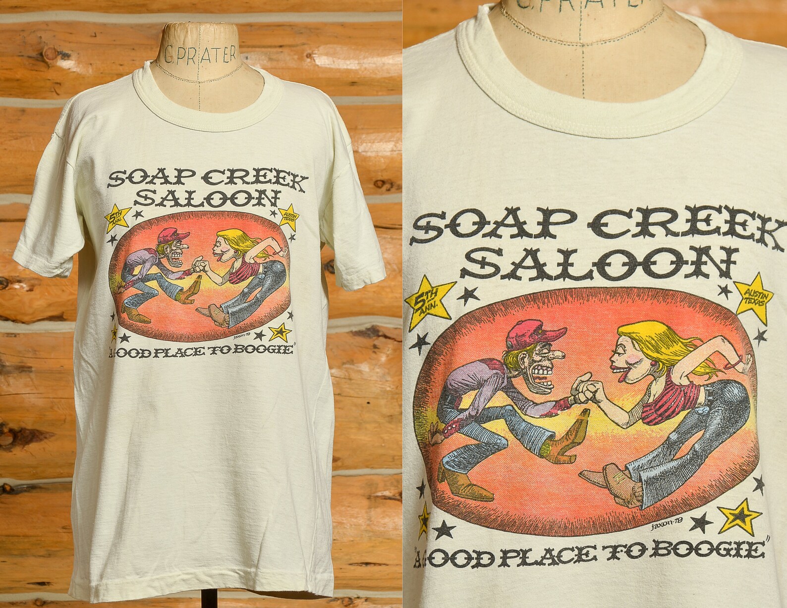 1970s Soap Creek Saloon Austin Texas Souvenir T Shirt Etsy