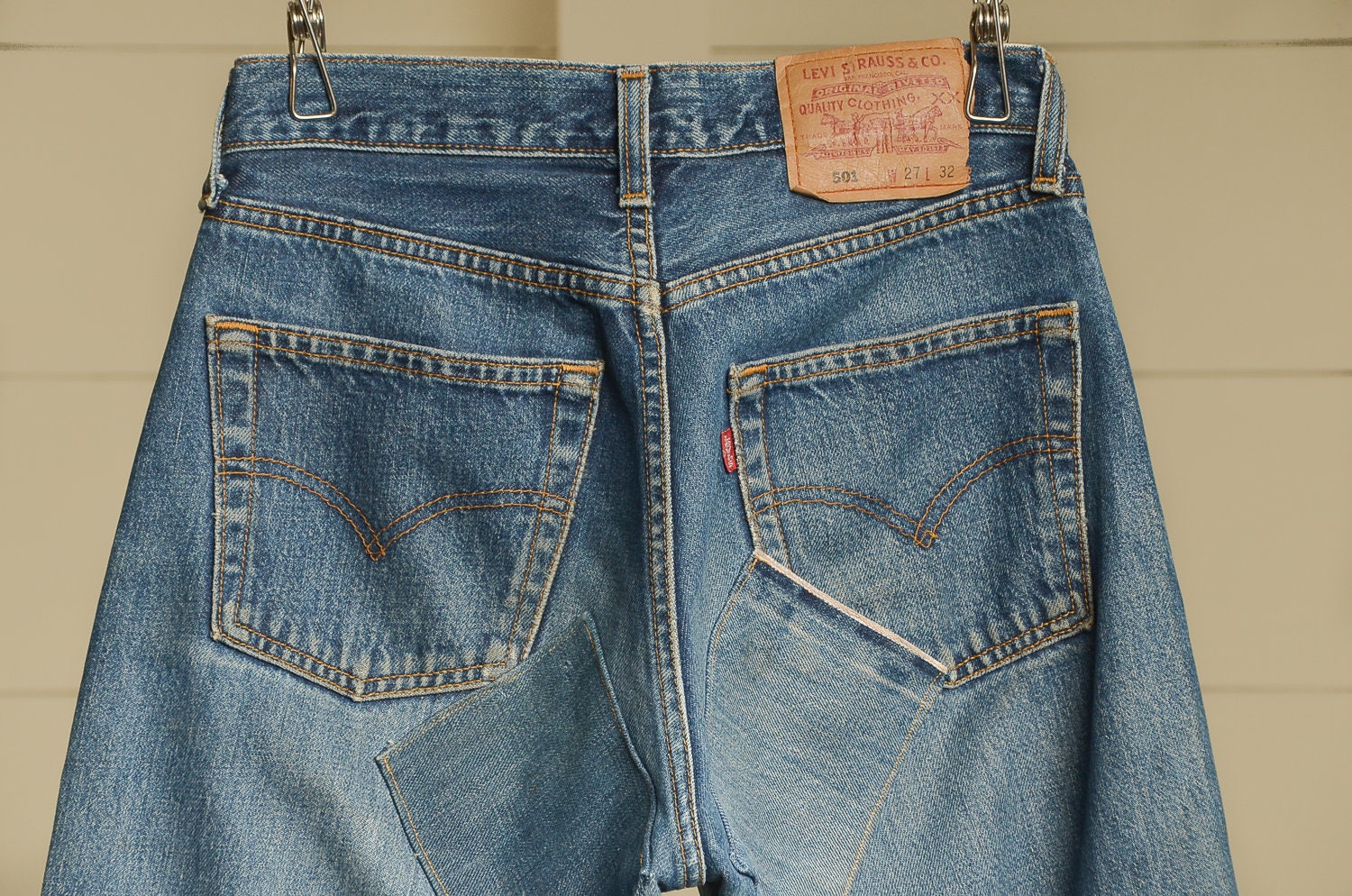 Vintage Levis 501 Perfectly Worn Button 