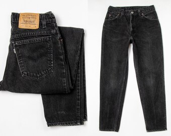 Vintage Levi’s denim for layer BLACK Vintage Levis 501 Black Denim Button Fly Jeans 31 X 34 - Etsy