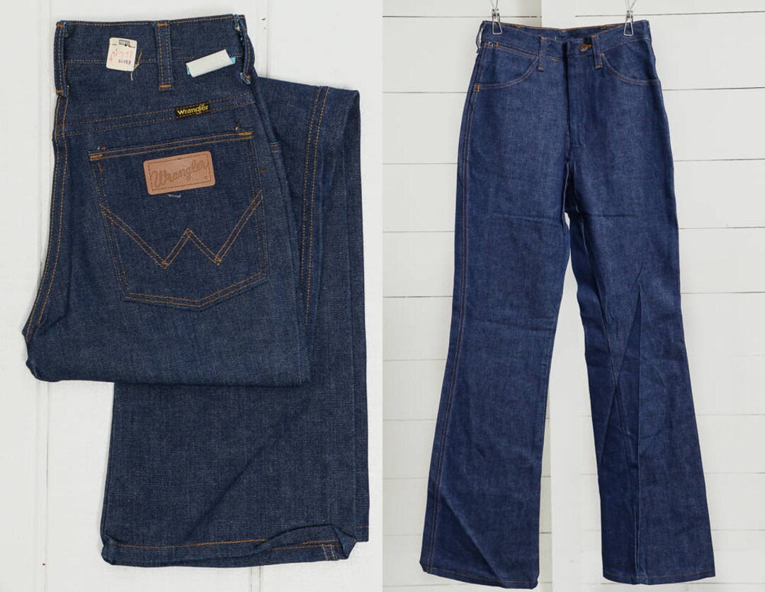 1960s Wrangler Deadstock Jeans Dark Blue Denim No Fault