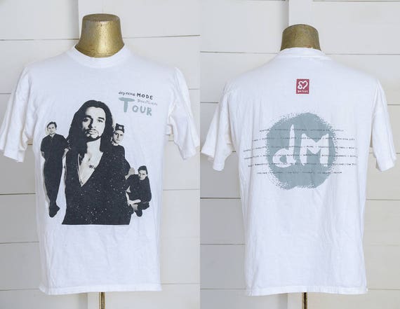 1993 Depeche Mode Devotional Tour white Cotton T S