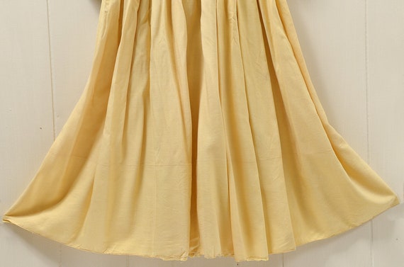 1950s Yellow Silk Day Dress Anne Fogarty Modern D… - image 5