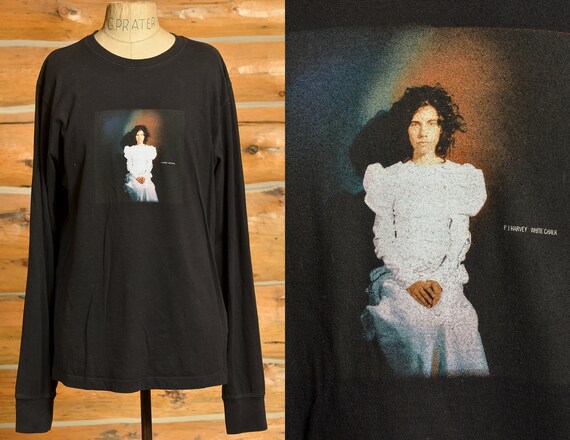 Vintage PJ Harvey White Chalk Album Promo Black Co