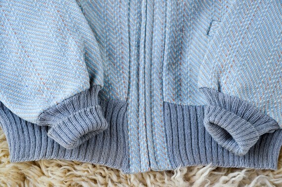 1950s Deadstock Wool Ricky Jacket Blue Plaid Brunswic… - Gem