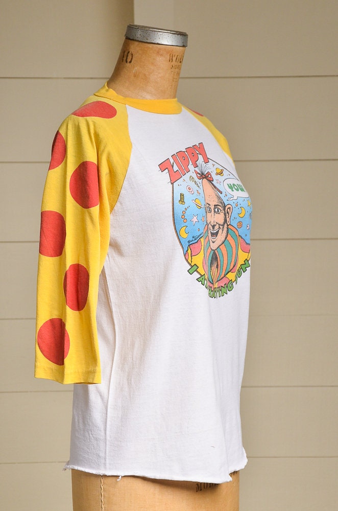 Vintage Zippy the Pinhead Cartoon T-Shirt Size Small Bill