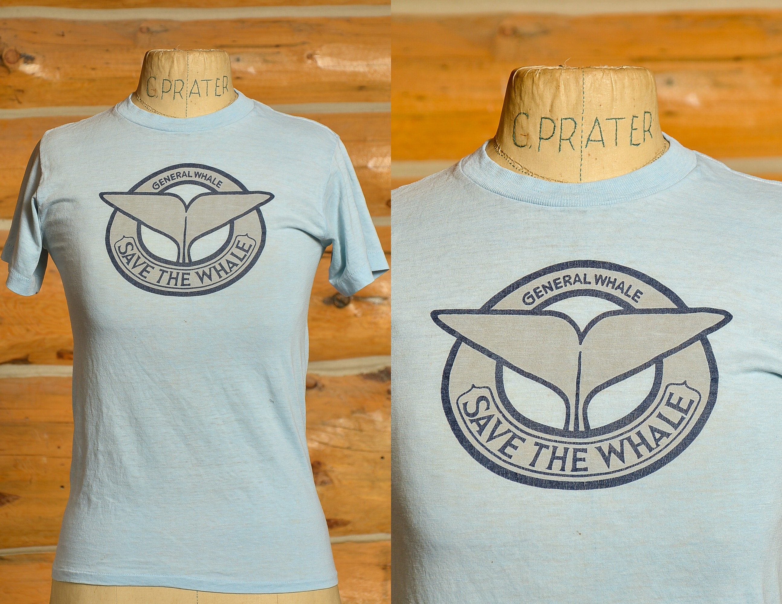 1980s Save the Whales T Shirt Green Peace General Whale Tee | Etsy